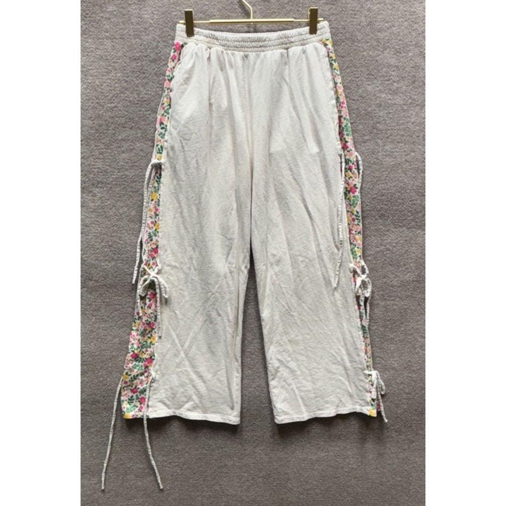 J.β HER Boho Wide Leg Pants Womens Medium Bohemian Hippie Festival Gypsy Festive
